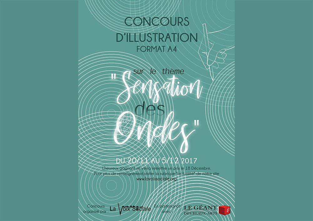 Concours d’illustration Sensation des Ondes