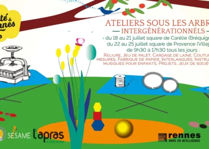 Ateliers sous les arbres 2021